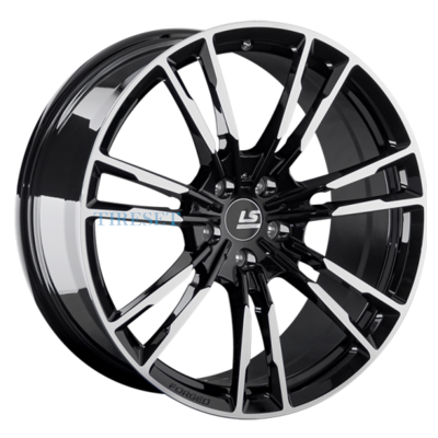 LS Forged 10x20/5x112 ET35 D66,6 LS FG06 BKF (конус, C570)
