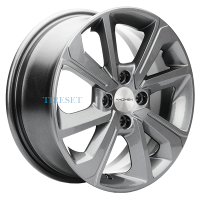Khomen Wheels 6x15/4x98 ET36 D58,6 KHW1501 (Lada Granta) Gray