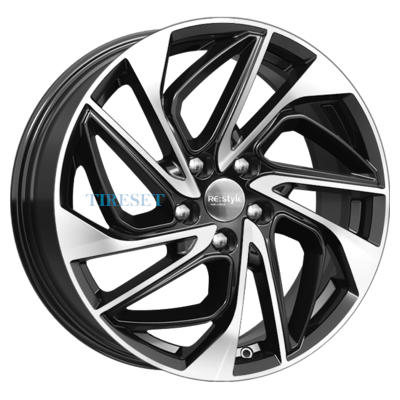 Диски KиK 7x18/5x114,3 ET35 D60,1 КС883 Алмаз черный SK на tireset.ru