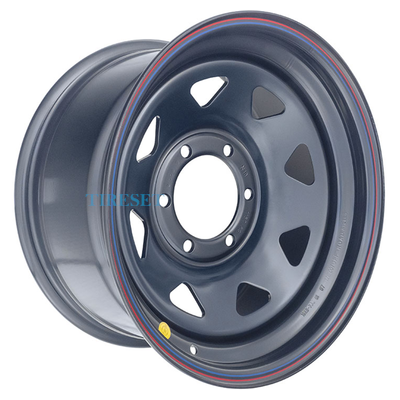 Off-Road Wheels 8x16/6x139,7 ET10 D110 Toyota Hilux 2.5D, 3.0D черный (треуг. мелкий)