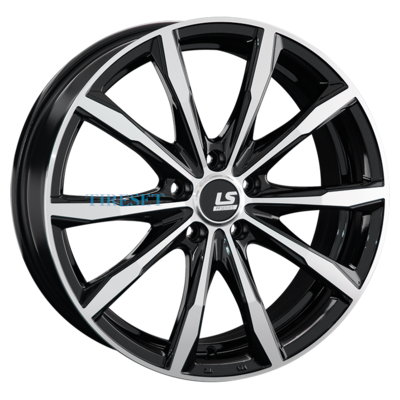 LS FlowForming 8x19/5x108 ET45 D63,3 RC38 BKF (конус)