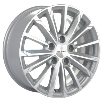 Khomen Wheels 6,5x16/5x114,3 ET45 D67,1 KHW1611 (Mazda 3) F-Silver-FP