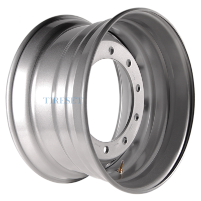 Диски Asterro 11,75x22,5/10x335 ET0 D281 M22 Silver (2244A) Прицеп (барабан. тормоз) 4500 кг на tireset.ru