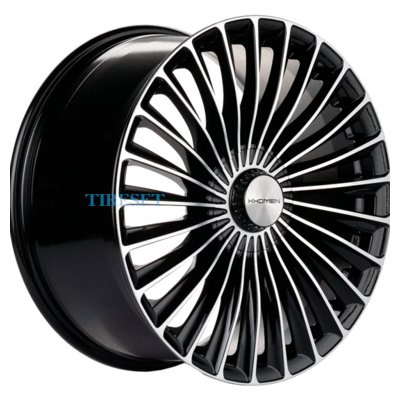 Khomen Wheels 8,5x20/5x112 ET43 D66,6 KHW2008 (Mercedes Front) Black-FP