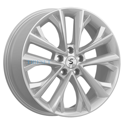 Premium Series 7x18/5x108 ET38 D60,1 КР012 (Jetour X70 Plus/X90 Plus) Elite Silver