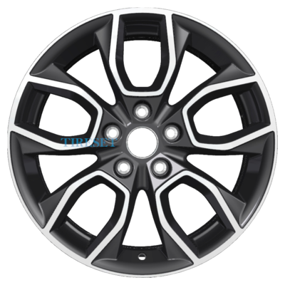 Khomen Wheels 7x17/5x114,3 ET53 D67,1 KHW1713 (Ceed) Black-FP