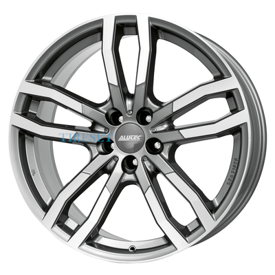 Alutec 9,5x21/5x112 ET53 D66,5 DriveX Metal Grey Front Polished
