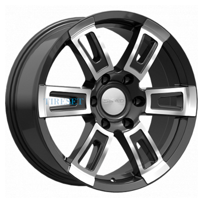 Скад 8x18/6x139,7 ET25 D106,2 Тор Алмаз