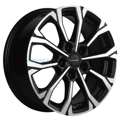 Khomen Wheels 6,5x16/5x114,3 ET47 D66,1 KHW1605 (Fluence/Juke) Black-FP