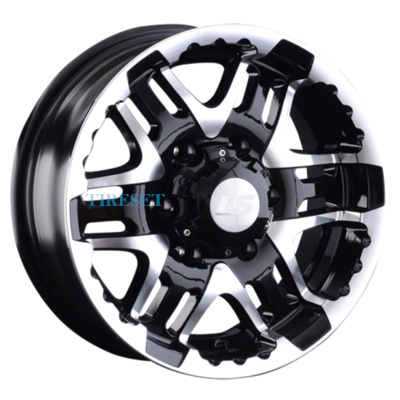 Диски LS 8x16/6x139,7 ET0 D106,1 894 BKF (конус, Колпак+лого) на tireset.ru