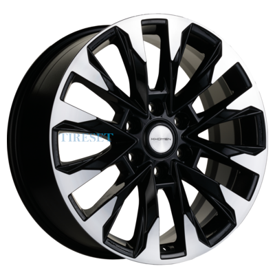 Диски Khomen Wheels 8x20/6x139,7 ET60 D95,10 KHW2010 (LC 300) Black-FP на tireset.ru