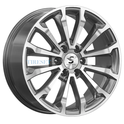 Premium Series 8,5x20/6x139,7 ET33 D100,1 КР006 (TANK 500) Diamond Gloss Graphite