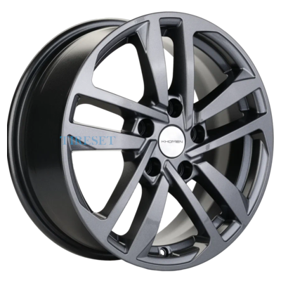 Диски Khomen Wheels 6,5x16/5x100 ET39 D57,1 KHW1612 (Polo) Gray на tireset.ru