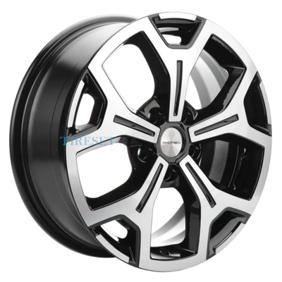 Khomen Wheels 6,5x17/5x114,3 ET40 D64,1 KHW1710 (Haval F7/F7x) Black-FP