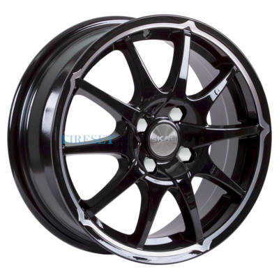 Скад 6x15/4x100 ET38 D67,1 Джокер Антрацит-алмаз