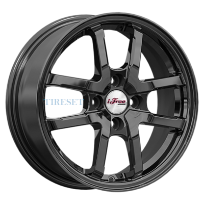 Диски iFree 6x15/4x100 ET45 D54,1 Грид (КС1082) BK на tireset.ru