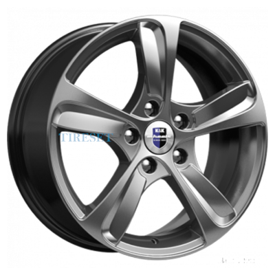 Диски KиK 7x16/5x114,3 ET40 D67,1 Катана-оригинал (КС722) Дарк платинум на tireset.ru