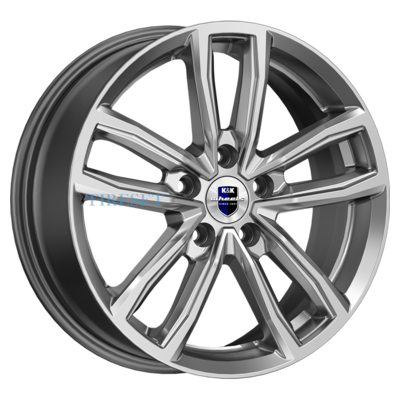 KиK 6,5x17/5x108 ET33 D60,1 Каланг (КС1086) Дарк платинум