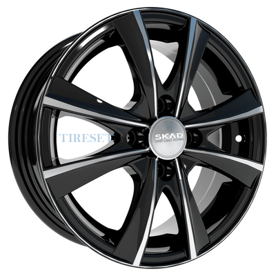 Скад 5,5x14/4x98 ET38 D58,6 Мальта Алмаз (АРС 014 black)