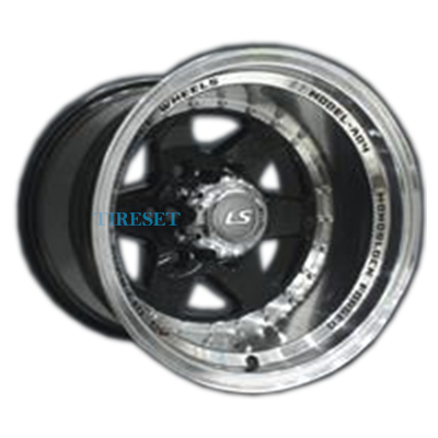 Диски LS 10x15/6x139,7 ET-44 D106,1 879 BKL (Колпак+лого) на tireset.ru