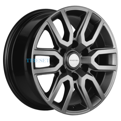 Диски Khomen Wheels 8x17/6x139,7 ET50 D92,5 KHW1723 (Hyundai H-1/Staria) Gray на tireset.ru