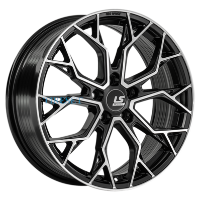 Диски LS FlowForming 7,5x18/5x108 ET45 D65,1 RC108 BKSF (конус) на tireset.ru