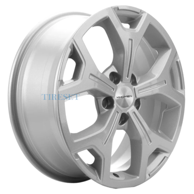 Диски Khomen Wheels 6,5x17/5x120 ET55 D65,1 KHW1710(2) (VW Transporter) F-Silver на tireset.ru
