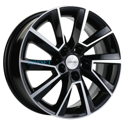 Диски Khomen Wheels 6x15/5x105 ET39 D56,6 KHW1507 (Aveo) Black-FP на tireset.ru