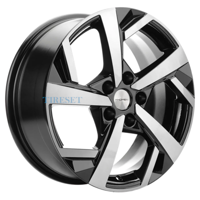 Диски Khomen Wheels 7x17/5x110 ET45 D67,1 KHW1712 (DFM580) Black-FP на tireset.ru