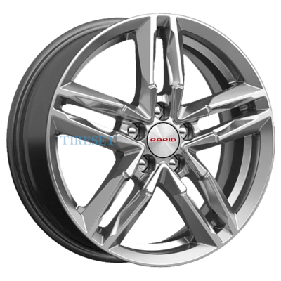 KиK 6x16/5x112 ET46 D66,6 Sayan-оригинал (КС731M) Дарк платинум