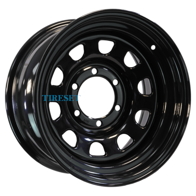 ZEPP 4х4 8x16/6x139,7 ET-10 D110 Toyota Hilux 2.5D, 3.0D Semicircle Gloss Black (LTM)