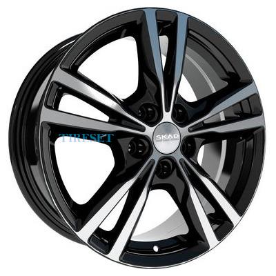 Скад 7x17/5x114,3 ET45 D67,1 Мельбурн Алмаз (АРС 014 black)