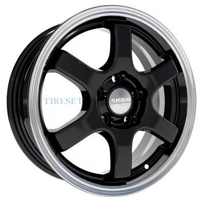 Скад 6x15/4x98 ET38 D58,6 Киото Антрацит-алмаз (АРС 014 black)