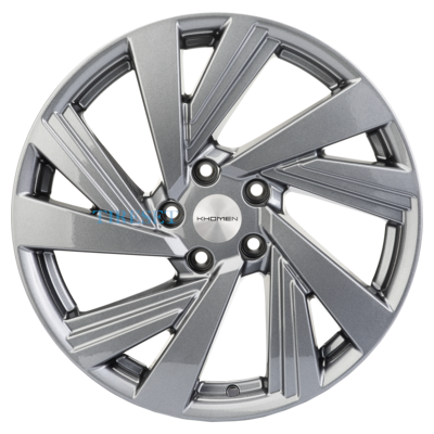 Диски Khomen Wheels 7,5x18/5x112 ET43 D57,1 KHW1801 (Kodiaq/Tiguan) Gray на tireset.ru