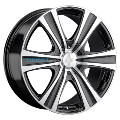 LS 9x20/6x114,3 ET35 D67,1 1370 BKF (конус, Колпак+лого)