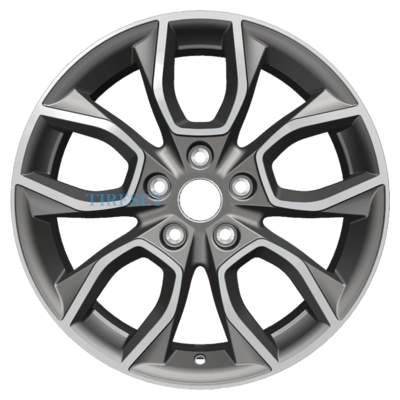 Khomen Wheels 7x17/5x112 ET45 D57,1 KHW1713 (Karoq) Gray-FP