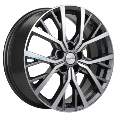 Khomen Wheels 7x18/5x110 ET50 D63,3 KHW1806 (CS35/CS35 Plus) Gray-FP