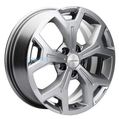Диски Khomen Wheels 6,5x17/5x114,3 ET40 D64,1 KHW1710 (Haval F7/F7x) Gray на tireset.ru