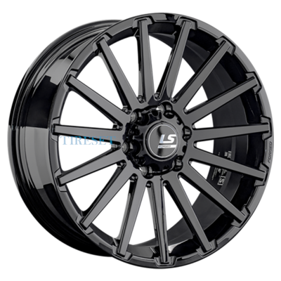 LS Forged 9x22/6x139,7 ET45 D95,10 LS FG32 BK (конус, Колпак+лого)