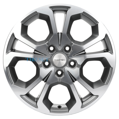 Khomen Wheels 6,5x17/5x114,3 ET50 D66,1 KHW1711 (Arkana/Kaptur) Gray-FP