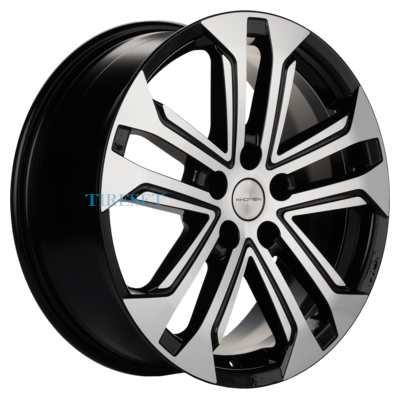 Khomen Wheels 7x18/5x108 ET46 D63,4 KHW1803 (Tugella) Black-FP
