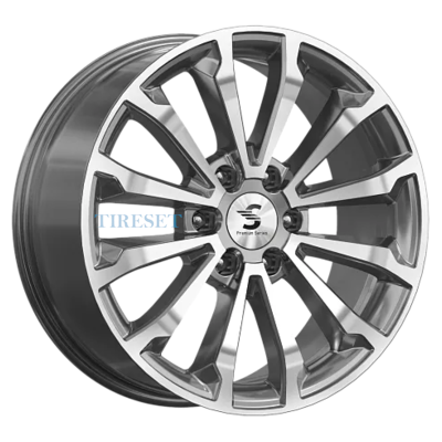 Premium Series 8,5x20/6x139,7 ET30 D77,9 КР006 (Patrol) Diamond Gloss Graphite (78876)
