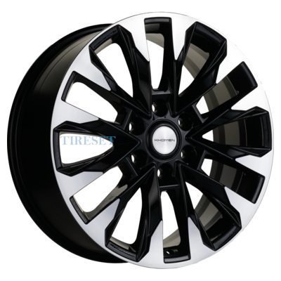 Диски Khomen Wheels 8x20/6x139,7 ET45 D95,10 KHW2010 (LC 300 Tuning) Black-FP на tireset.ru