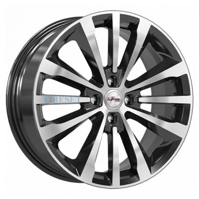 Диски iFree 7x17/4x100 ET37 D67,1 Андерсен Блэк Джек на tireset.ru