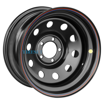 Off-Road Wheels 8x15/5x114,3 ET0 D84 Jeep черный (треуг. мелкий)