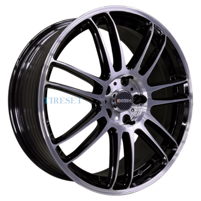 Диски INCH 8x18/5x120 ET30 D72,6 FA8535 Gloss Black Machined Face (ZJH) FlowForming на tireset.ru