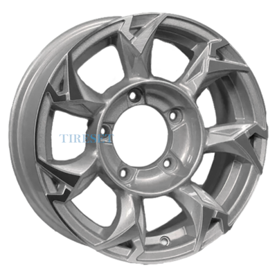 Khomen Wheels 5,5x15/5x139,7 ET5 D98,5 KHW1505 (Lada NIVA 4x4) F-Silver-FP