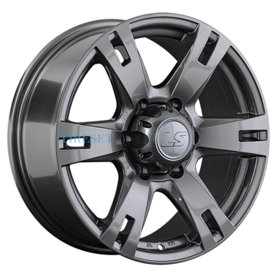 LS 8x17/6x139,7 ET25 D100,1 182 GM (конус, Колпак+лого)