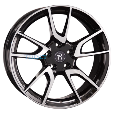 Replay 8x18/5x114,3 ET30 D60,1 LX187 BKF (конус, C570)