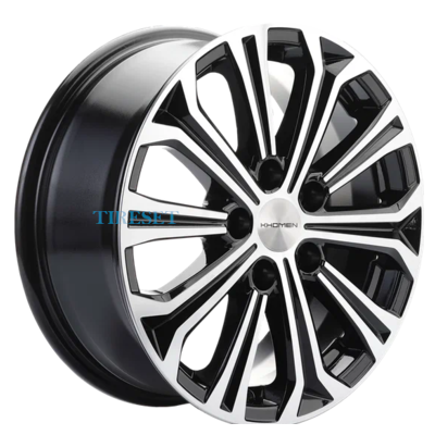 Khomen Wheels 6,5x16/5x114,3 ET45 D64,1 KHW1610 (Civic) Black-FP